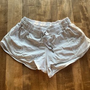 Lululemon White Hotty Hot Short